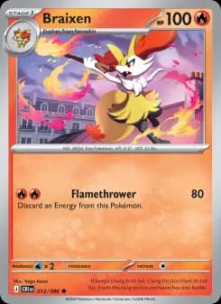 Braixen — ME04 012