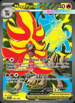 Mega Pyroar ex — ME04 099