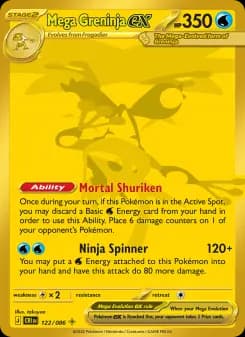 Mega Greninja ex — ME04 122