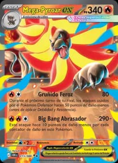 Mega-Pyroar ex — ME04 015