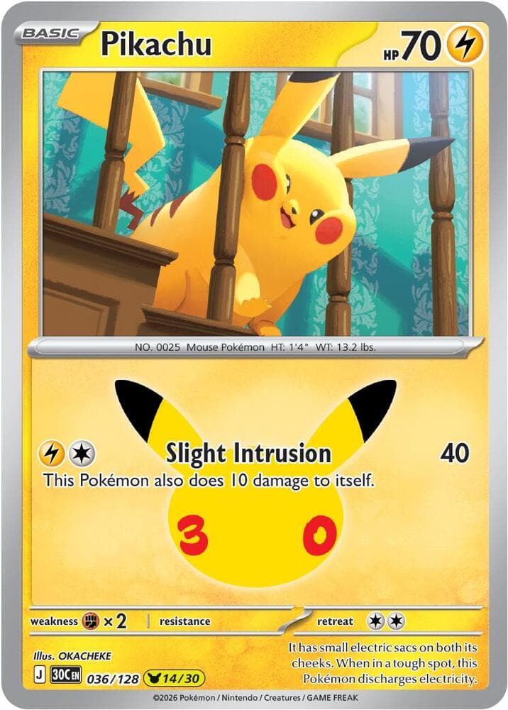 Pikachu — 30C 036