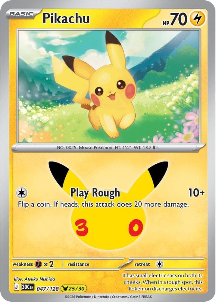Pikachu — 30C 047