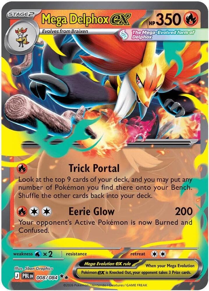 Mega Delphox ex — ME05 008