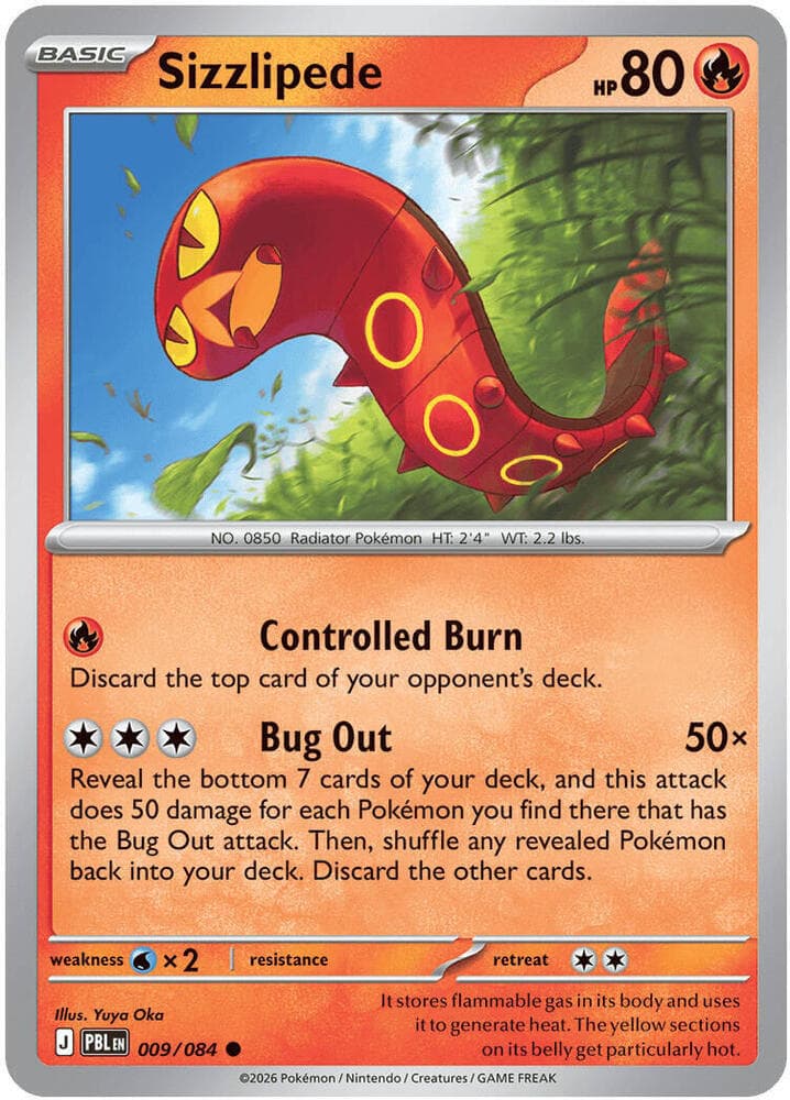 Sizzlipede — ME05 009