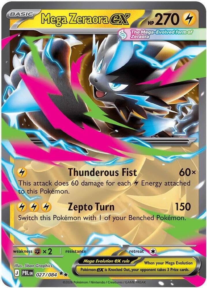 Mega Zeraora ex — ME05 027