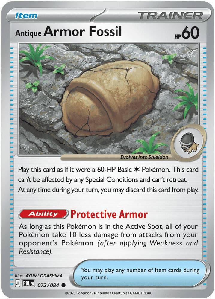 Antique Armor Fossil — ME05 072