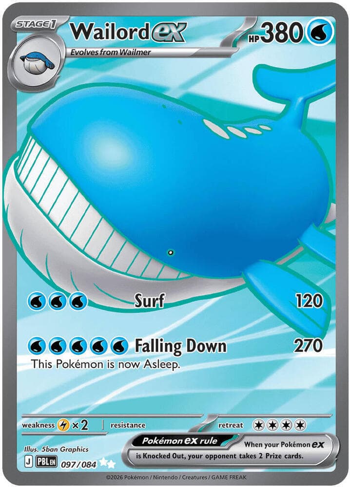 Wailord ex — ME05 097
