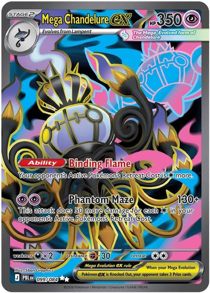 Mega Chandelure ex — ME05 099