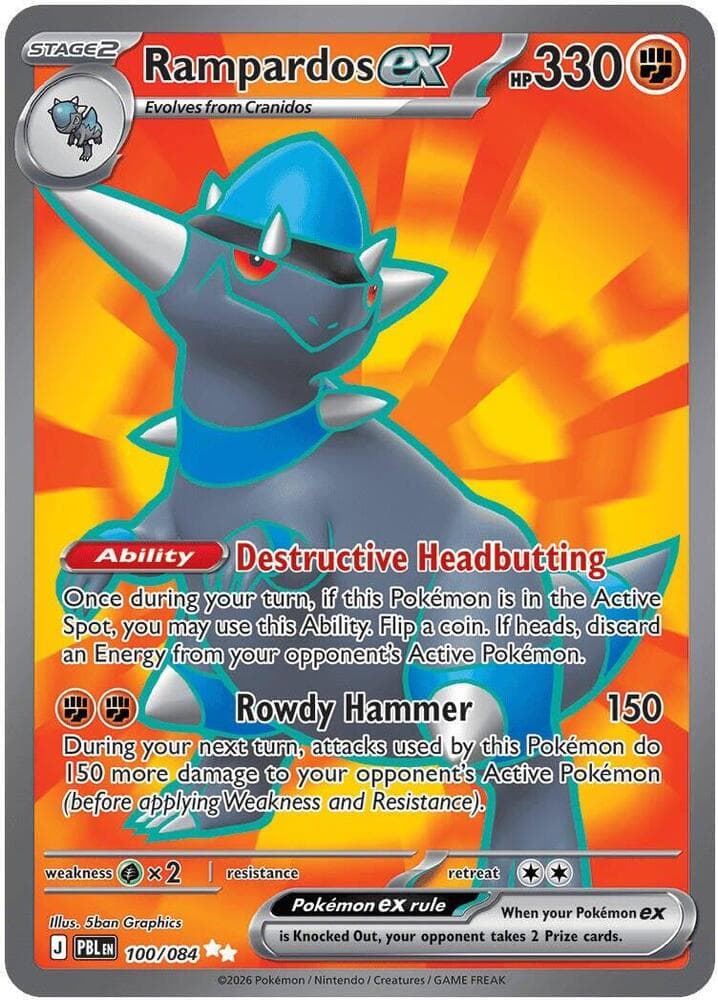 Rampardos ex — ME05 100