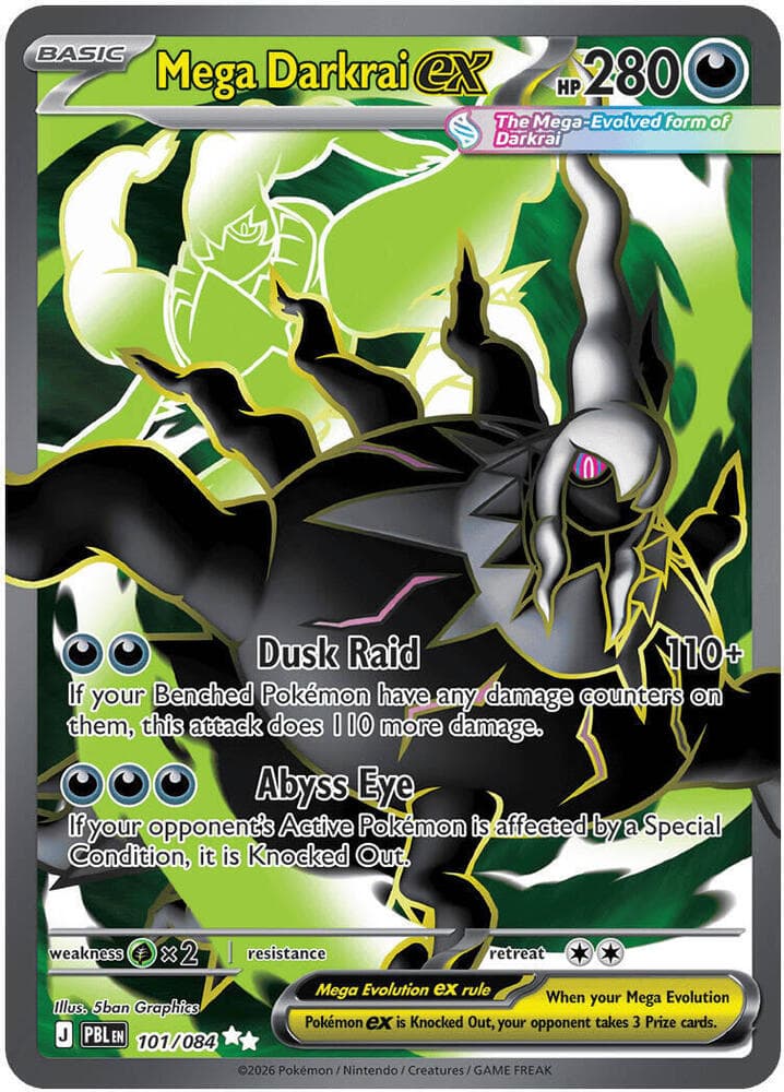 Mega Darkrai ex — ME05 101