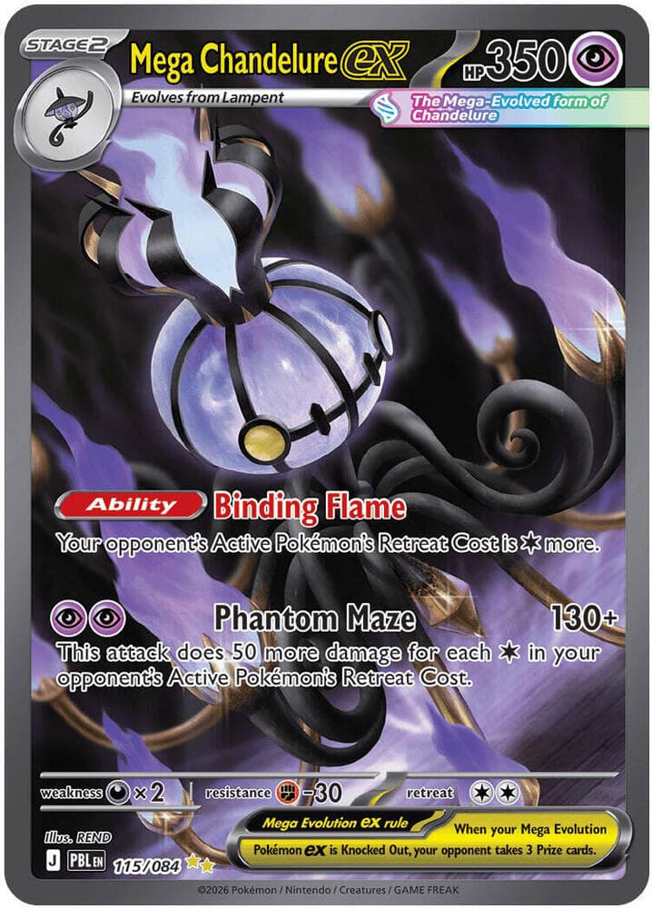 Mega Chandelure ex — ME05 115